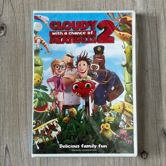 Media New Cloudy With A Chance Of Meatballs 2 Dvd Poshmark